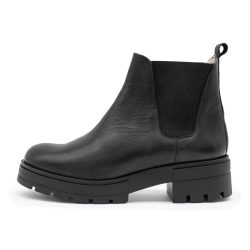 Chunky Boot aus Bioleder - Feldmaus - schwarz - 40