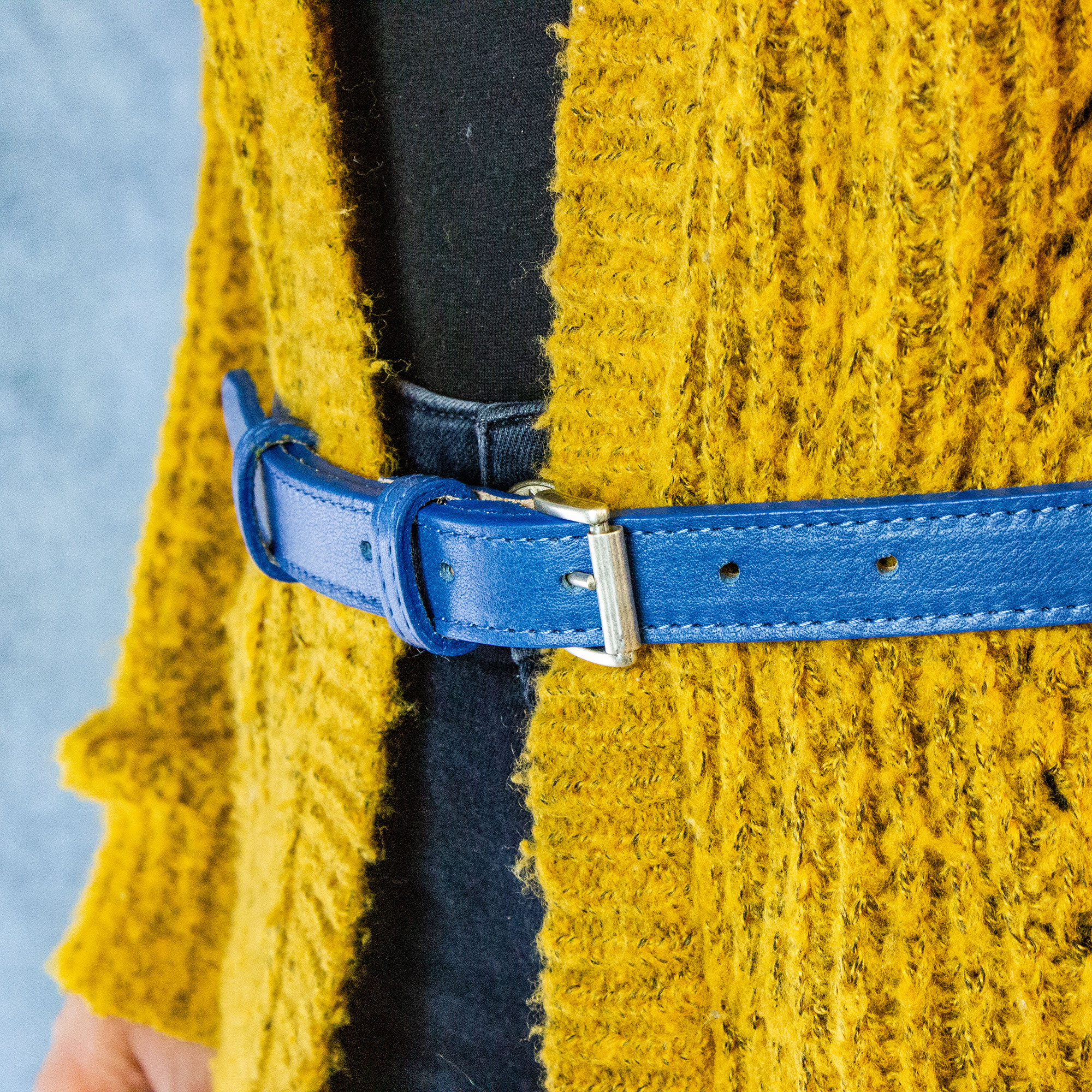 Bio-Gürtel schmal aus Nappaleder - Rodalbe – Bild 3