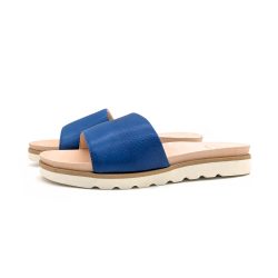 Werner 1911 Bio-Pantolette Windröschen in Blau