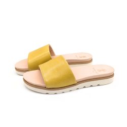 Werner 1911 Bio-Pantolette Windröschen in Gelb