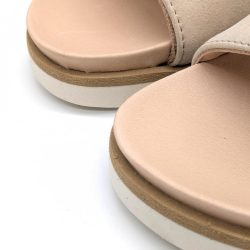 Werner 1911 Bio-Pantolette Windröschen in beige mit runder Spitze