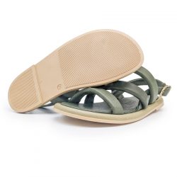 Werner 1911 B-Ware gepolsterte Riemen-Blattbegonie in Grün mit flacher Sohle