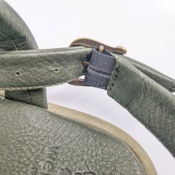 Werner 1911 B-Ware gepolsterte Riemen-Blattbegonie in Grün mit Elastikband