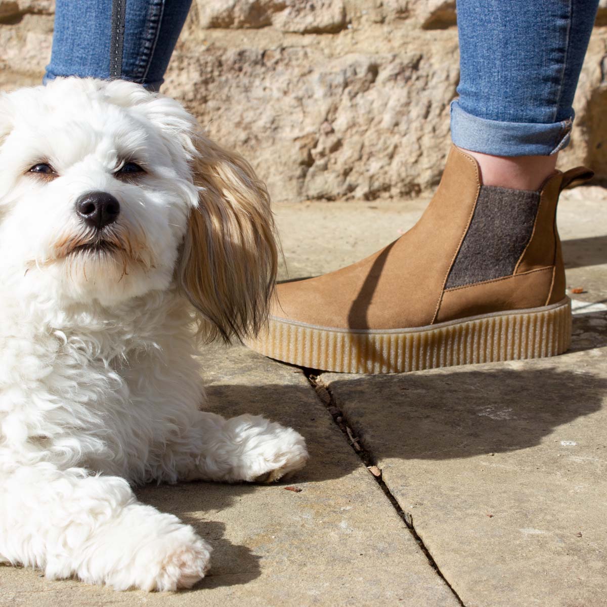 Bio-Chelsea Boot - Fennek - beige – Bild 2