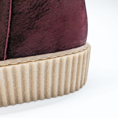 Schlichte Bio-Boots - Graufuchs - bordeaux – Bild 3