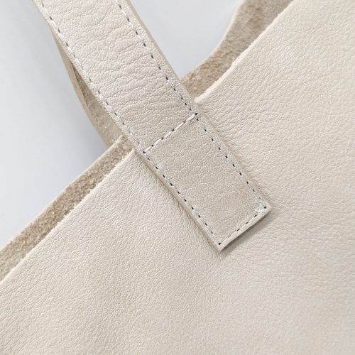 Tote Bag aus Bioleder - Tanstein Premium - beige – Bild 6