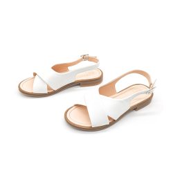 Werner 1911 Bio-Sandale Surfinia in naturweiß mit verstellbarem Riemen