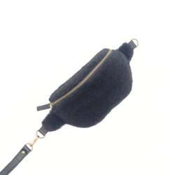 Werner 1911 Bio Hip Bag Kronborg in schwarz aus Schurwolle