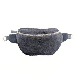 Werner 1911 Bio Hip Bag Kronborg in schwarz aus Schurwolle mit abnehmbarem Gurt