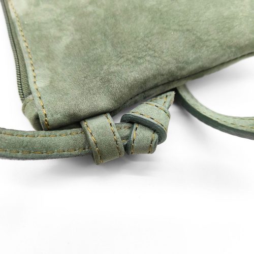 Werner 1911 Wegelnburg Clutch grün mit Knotendetail