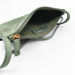 Werner 1911 Wegelnburg Clutch grün mit Signatur