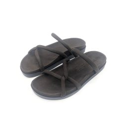 Werner 1911 Bio-Pantolette Efeu in Mokka