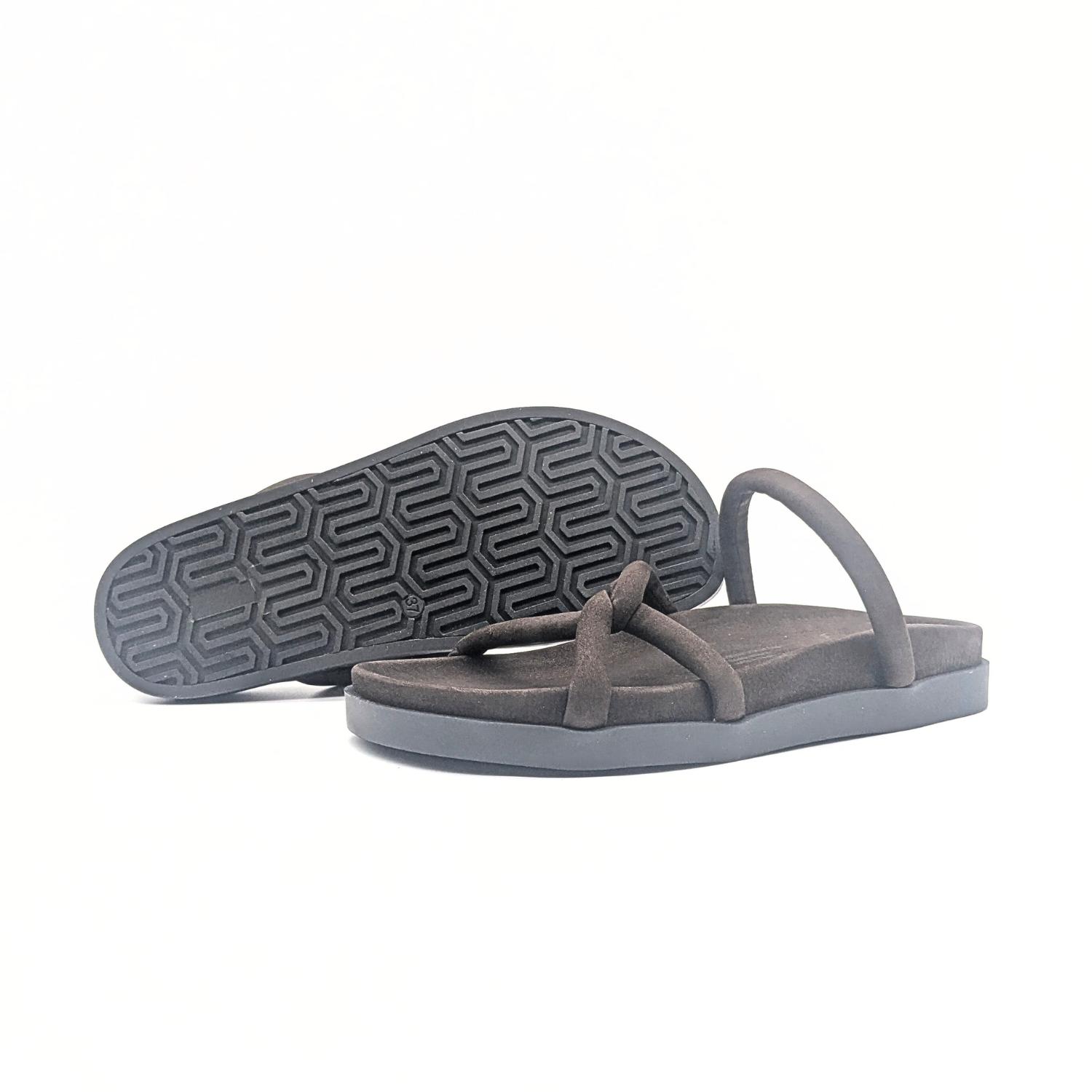 Werner 1911 Bio-Pantolette Efeu in Mokka mit ergonomischem Fußbett