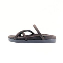 Werner 1911 Bio-Pantolette Efeu in Mokka einzeln