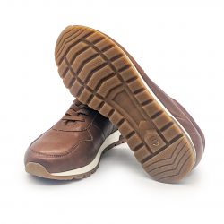 Werner 1911 Herren Bio-Sneaker Karakara in Cognac mit Profilsohle