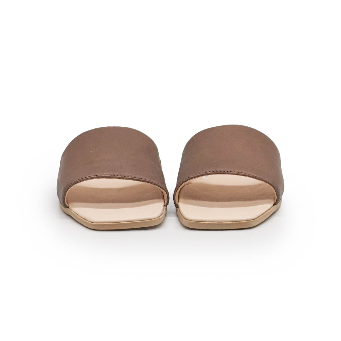 Pantolette mit leichtem Absatz - Schlafmohn - natur – Bild 5