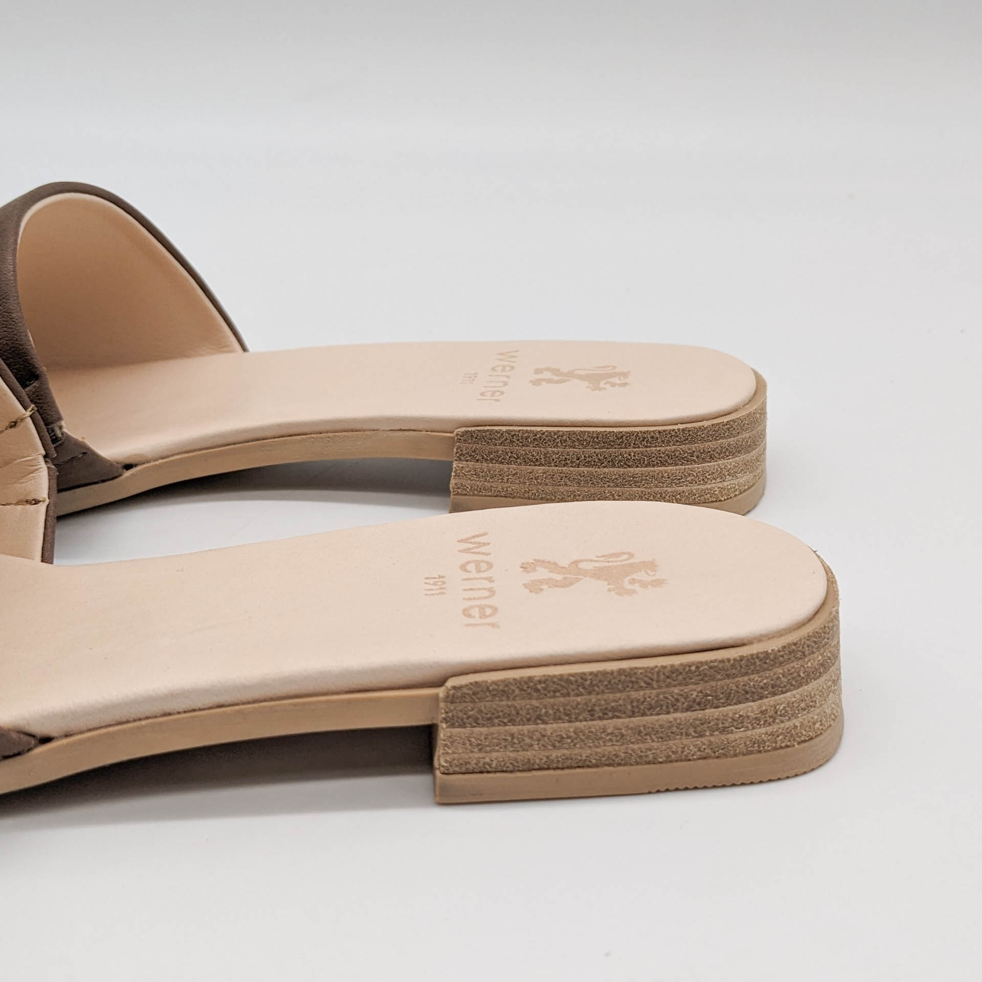 Pantolette mit leichtem Absatz - Schlafmohn - natur – Bild 4