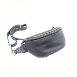 Werner 1911 Hip Bag Kronborg aus Bioleder in dunkelblau mit verstellbarem Gurt