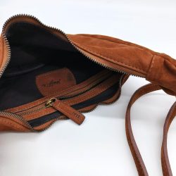 Werner 1911 Croissanr Bag Fleckenstein cognac mit Innenfach