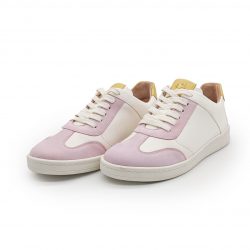 Werner 1911 Bio-Sneaker Eichelhäher in Panna-Rosa Nappa-Nubuk-Mix