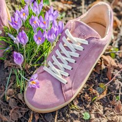 Werner 1911 Bio-Sneaker Eistaucher in Altrosa im Grünen