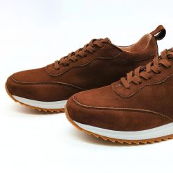 Werner 1911 Bio-Sneaker Wachtel in Braun Detailansicht