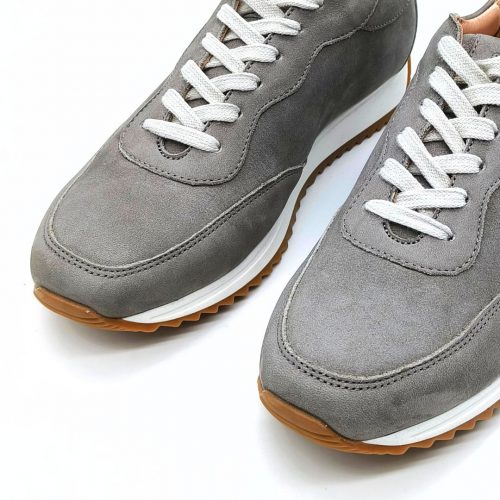 Werner 1911 Bio-Sneaker Wachtel in Grau Details