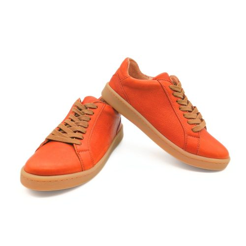 Werner 1911 Bio-Sneaker Eistaucher orange mit Schnürung