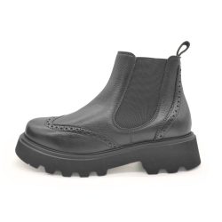 Werner 1911 Bio Chelsea Boot Feldhamster in Schwarz Einzeln