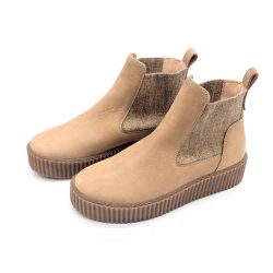 Werner 1911 Chelsea Boot Fennek aus Bioleder in beige Nubuk