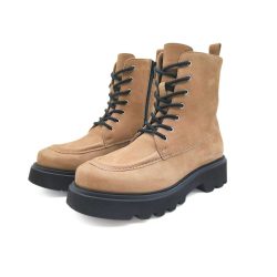 Werner 1911 Bio-Stiefel Gepard in beige mit Schnürung