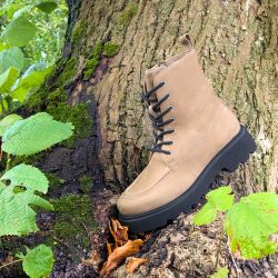Werner 1911 Bio-Stiefel Gepard in beige Nubuk