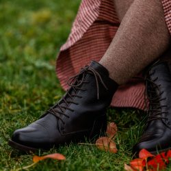 Werner 1911 Bio-Schnürstiefel Otter in Mokka aus weichem Nappaleder