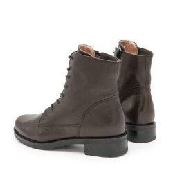 Werner 1911 Bio-Schnürstiefel Otter in Mokka mit leichtem Absatz