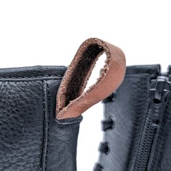 Werner 1911 Bio-Combat Boot Schakal in Denimblau mit Lasche in Altrosa