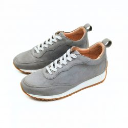 Werner Bio-Sneaker Wachtel in hellgrau
