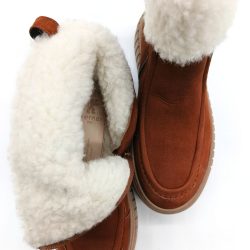 Werner 1911 Bio-Boot Filander Cognac mit Warmfutter aus 100% Schurwolle