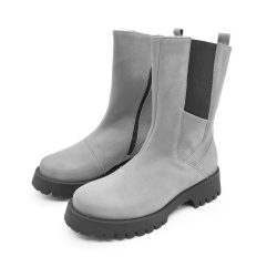 Werner1911 hoher Bio-Stiefel Igel Hellgrau