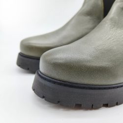 Werner1911 B-Ware Chelsea Boot dunkelgrün mit runder Spitze