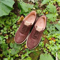 Werner1911 Bio-Sneaker Eichelhäher in braun im grünen