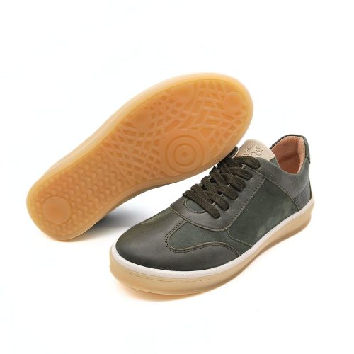 Werner1911 Bio-Sneaker Eichelhäher in grün Laufsohle