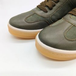 Werner1911 Bio-Sneaker Eichelhäher in grün Nappa-Nubukleder Mix
