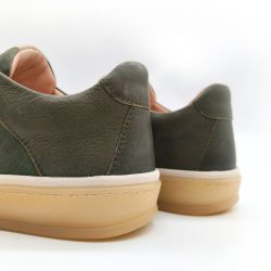 Werner1911 Bio-Sneaker Eichelhäher in grün Ferse