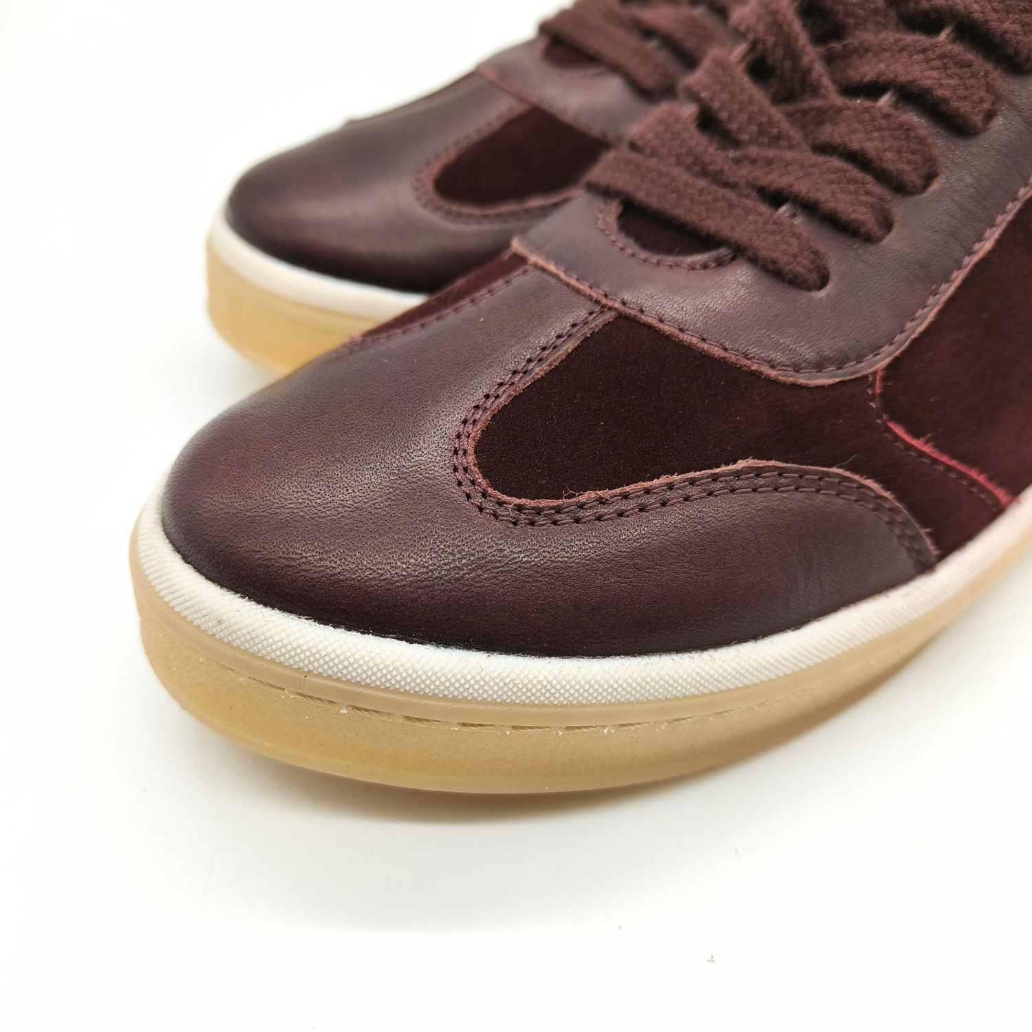 Werner1911 Bio-Sneaker Eichelhäher in bordeaux aus Bioleder