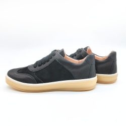 Werner1911 Bio-Sneaker Eichelhäher in schwarz Nappa-Nubuk-Mix