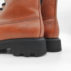 Werner 1911 Bio-Stiefel Gepard Kastanienbraun mit leichtem Absatz