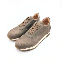 Werner1911 Bio Sneaker Karakara in Taupe mit Schnürung
