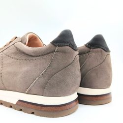 Werner1911 Bio Sneaker Karakara in Taupe mit farblichen Details