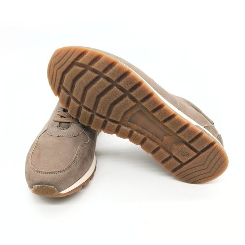 Werner1911 Bio Sneaker Karakara in Taupe mit Profilsohle