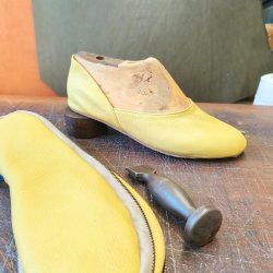 Werner1911 Hausschuh Bio-Ballerina in gelb